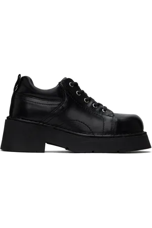 Miista Black Erina Brogues