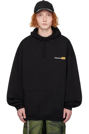 Vetements Black XXX Logo Hoodie