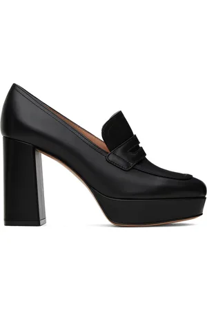Gianvito Rossi Black Rouen Heels