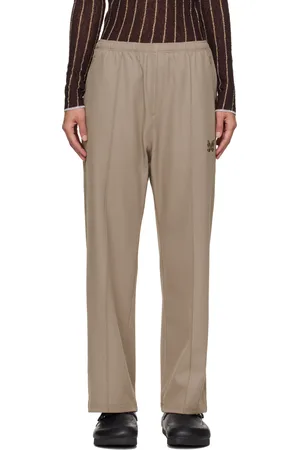 Pins & Needles Taupe W.U. Straight Trousers