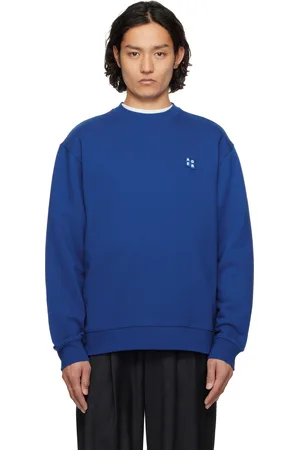 Ader Error Blue Sig; TRS Tag 01 Sweatshirt