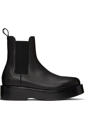 Bottega Veneta Black Torino Chelsea Boots