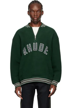 Rhude Green Varsity Sweatshirt