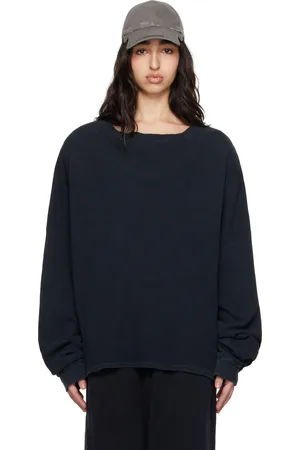 GREG ROSS Black Shoulder Pad Thermal Long Sleeve T-shirt