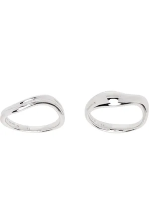 Maria Black Silver Vayu Stack Ring Set