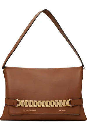 Victoria Beckham Brown Chain Pouch