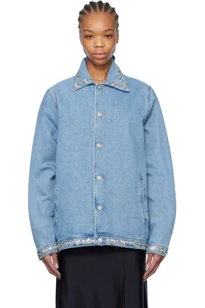 COPERNI Blue Studded Denim Jacket
