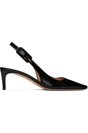 Gianvito Rossi Black Lindsay Heels