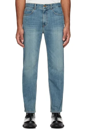 Solid Blue Slim Jeans