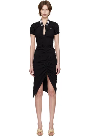 Vivienne Westwood Black Pulling Midi Dress