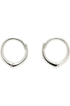 Sophie Buhai Silver Small Hellenic Hoop Earrings