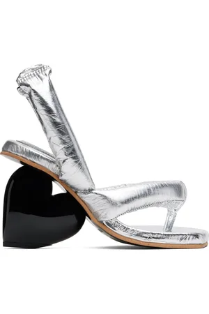 Yume Yume Silver Love Heeled Sandals