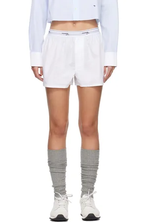 HOMMEGIRLS White Boxer Shorts