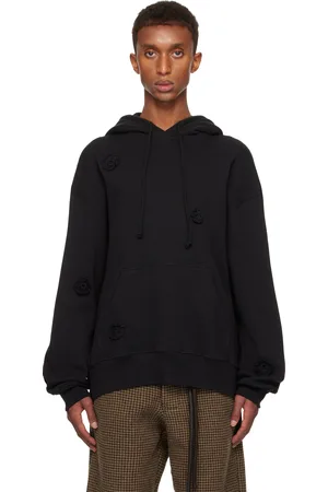 SONG FOR THE MUTE Black Daisy Gym Hoodie