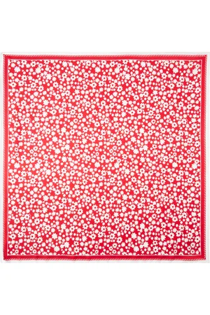 Marni Red & White Pop Fields Scarf