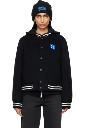 Ader Error Black Significant TRS Tag Bomber Jacket