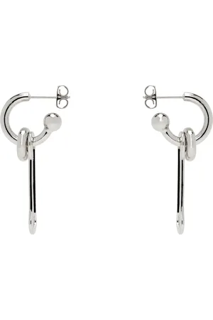 Justine Clenquet Silver Lilith Earrings