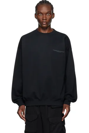 Y-3 Black Printed-Logo Sweatshirt