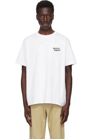 Maison Kitsuné White Handwriting T-Shirt
