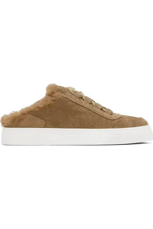Max Mara Tan Slide Sneakers