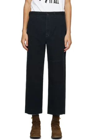 UNDERCOVER Black Paneled Trousers