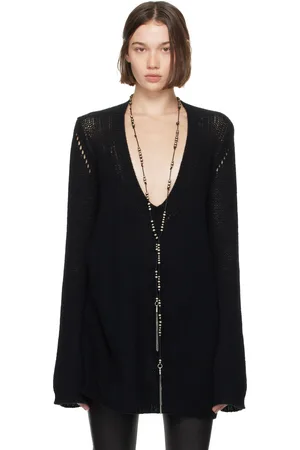 ANN DEMEULEMEESTER Black Carolina Tunic Sweater