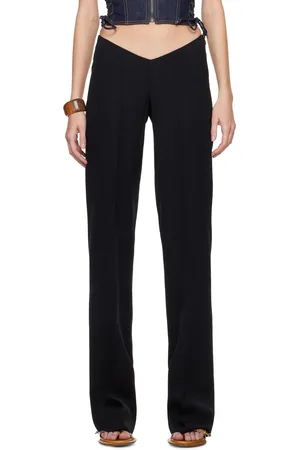 Dsquared2 Black Plunged Tailor Trousers