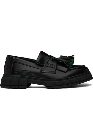 VIRON Black Progres II Apple Loafers