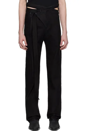 OTTOLINGER SSENSE Exclusive Black Signature Wrap Jeans