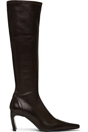 KNWLS Brown Serpent Tall Boots