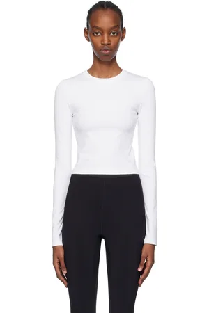 WARDROBE.NYC White Opaque Long Sleeve T-Shirt