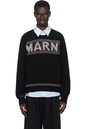 Marni Black Fisherman Logo Sweater