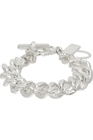 PEARLS BEFORE SWINE Silver Spliced Link Bracelet