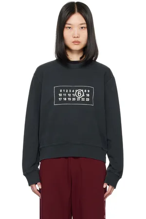 Maison Margiela Black Printed Sweatshirt