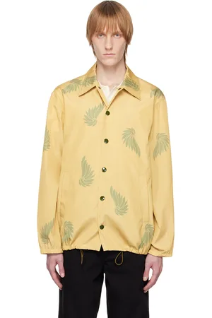 DRIES VAN NOTEN Khaki Graphic Jacket