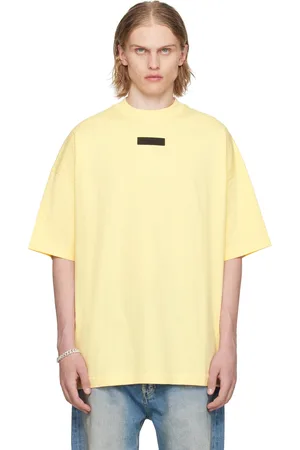 FEAR OF GOD Yellow Crewneck T-Shirt