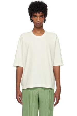 Issey Miyake White Release-T Basic T-shirt
