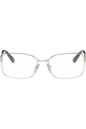 Balenciaga Silver Logo Glasses