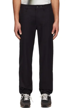 RAG&BONE Black Standard Flannel Chino Trousers
