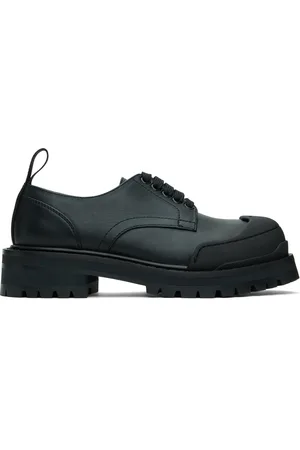 Marni Black Leather Dada Army Derbys