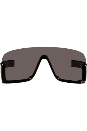 Gucci Black Shield Sunglasses
