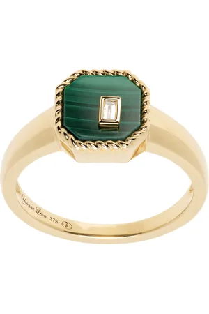 YVONNE LÉON Gold Baby Chevalière Octo Ring