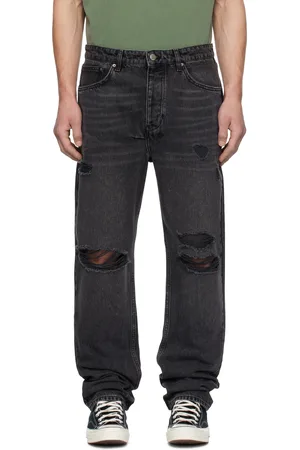 KSUBI Black Anti K Blakk Rokk Trashed Jeans