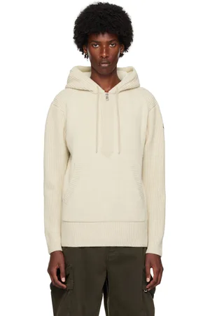 Moncler Off-White Wool & Cashmere Hoodie