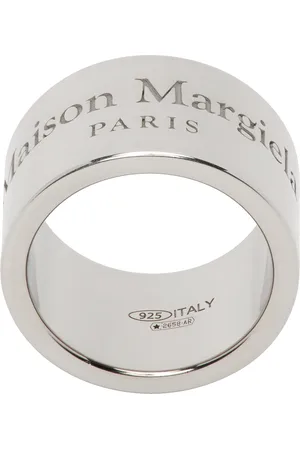 Maison Margiela Silver Thick Band Ring