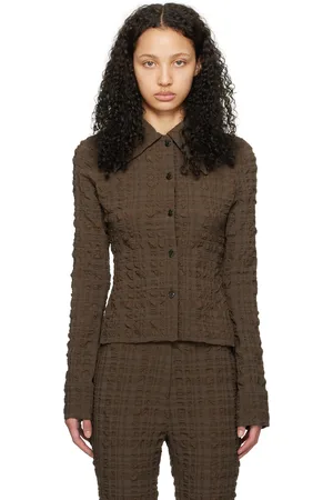 Nanushka Brown Lotte Shirt