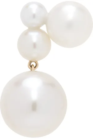 SOPHIE BILLE BRAHE Gold Stella Perle Single Earring
