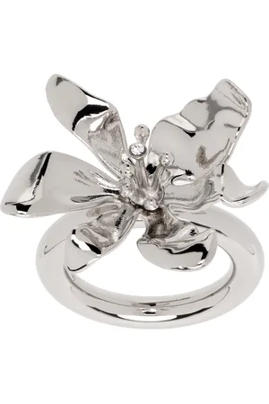 Acne Studios Silver Flower Ring