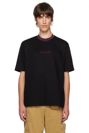Lanvin Black Logo Curb T-shirt