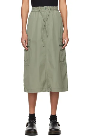 Carhartt Green Jet Cargo Midi Skirt